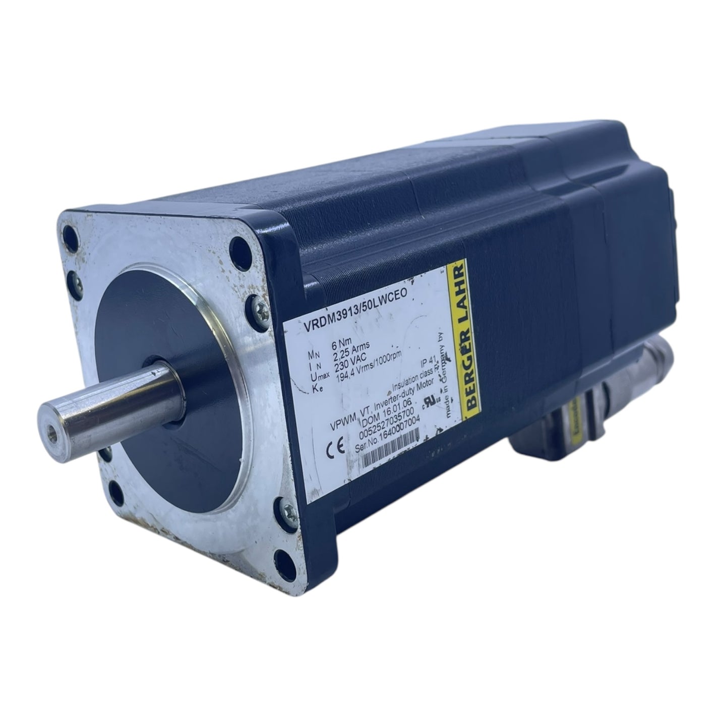 Berger Lahr Servomotor 6Nm VRDM3913/50LWCEO 230V AC 2,25A