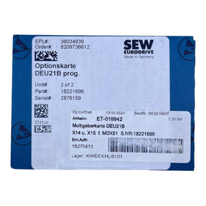 SEW EURODRIVE DEU21B Optionskarte Multigeberkarte für MDX61 X14/X15