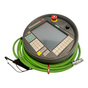 Siemens SINUMERIK HT8 Bediengerät 6FC5403-0AA20-0AA0 mit Not-Aus & Kabel