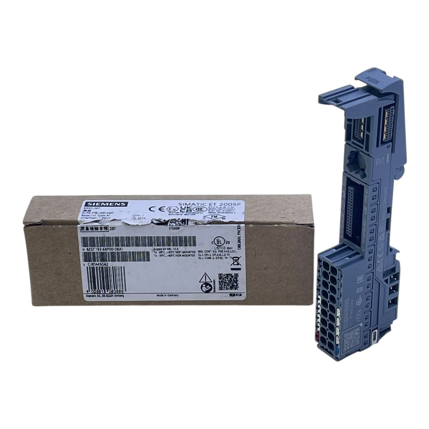 Siemens ET200SP BaseUnit für industriellen Einsatz 6ES7193-6BP00-0BA1