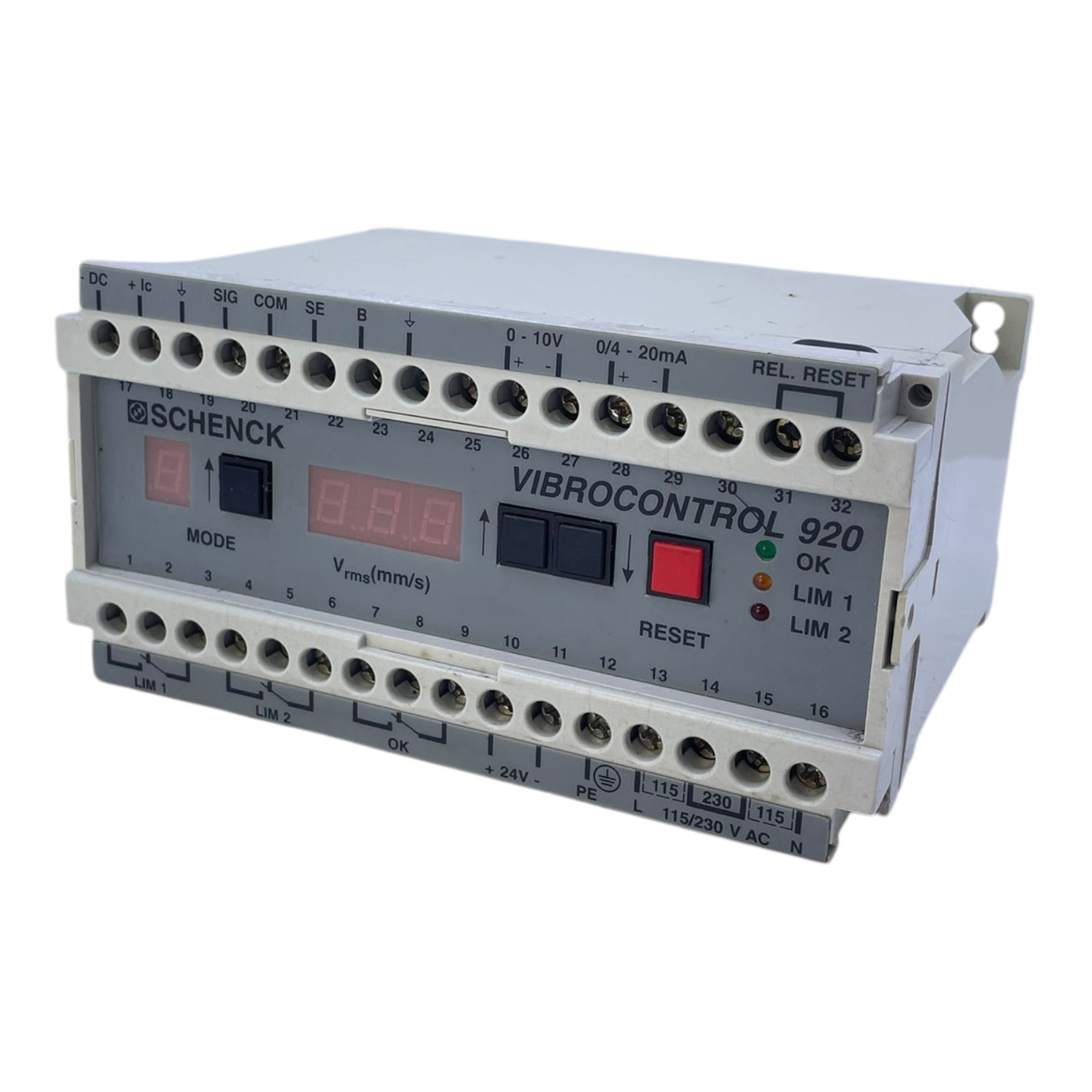Schenck VC-920 Vibrocontrol920 Condition Monitoring System Industrie Einsatz