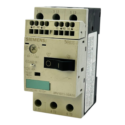 Siemens Motorschutzschalter 2,2-3,2A   3RV1011-1DA10 400V 50/60Hz SIRIUS 42A