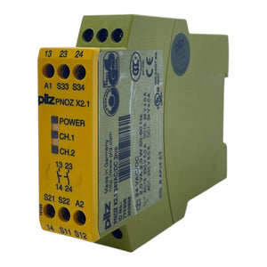 Pilz Sicherheitsrelais PNOZ X2.1 24V AC/DC 2n/o 774306