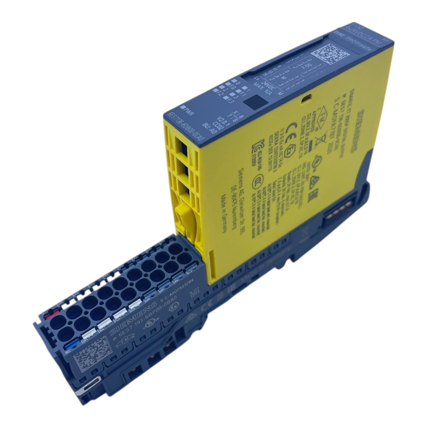 Siemens SIMATIC ET 200SP Elektronikmodul 6ES7136-6DB00-0CA0 6ES7193-6BP00-0BA0