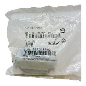 Harting Stifteinsatz Han10E-STI-S 09330102601 geeignet für die Industrie