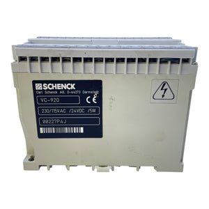 Schenck VC-920 Vibrocontrol920 Condition Monitoring System Industrial Use