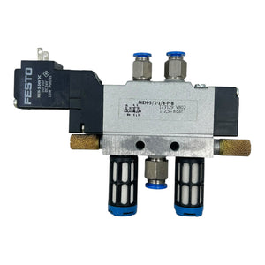 Festo Magnetventil Pneumatikventil MEH-5/2-1/8-P-B 173129 24V DC 2,5–8bar