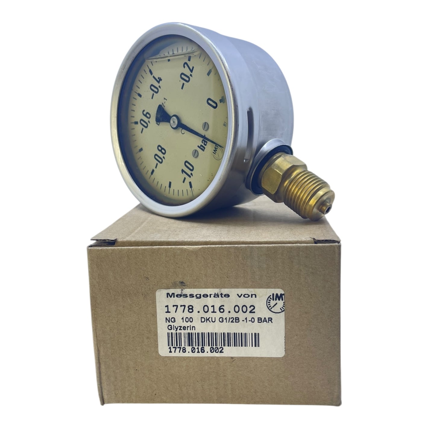 IMT Manometer Vakuum -1,0-0bar 1778.016.002 geeignet für die Industrie