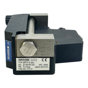 KROHNE Durchflussmesser DK37 E-EX Ø4,5mm 0,3 bar Ex-Schutz FIT01 Industrie