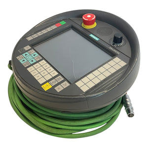 Siemens SINUMERIK HT8 Bediengerät 6FC5403-0AA20-0AA0 mit Not-Aus & Kabel