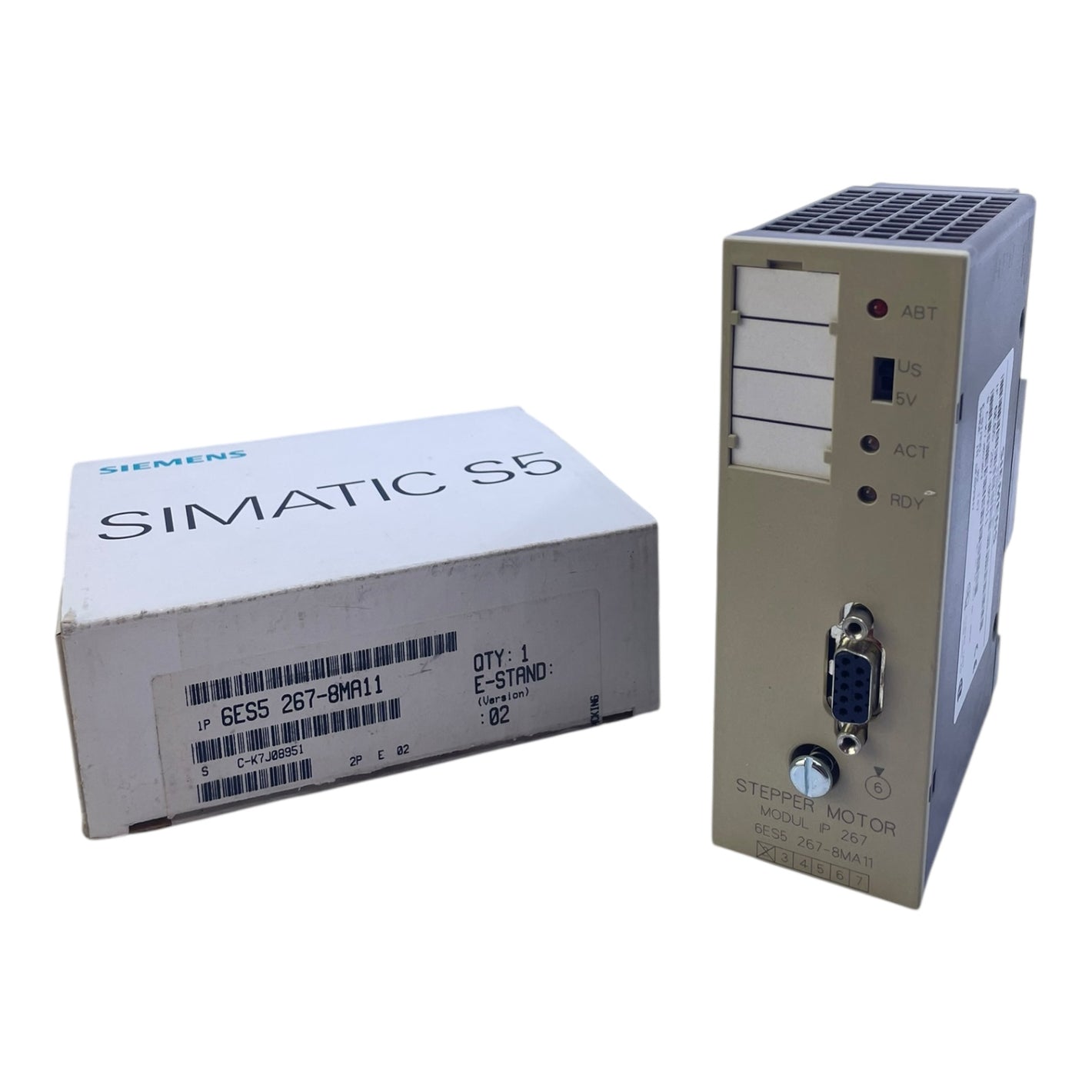 Siemens Schrittmotorsteuerung Simatic S5 6ES5267-8MA11 für industriellen Einsatz