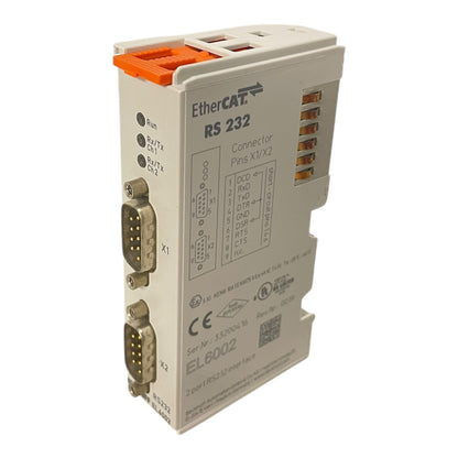 Beckhoff EtherCAT-Klemme 2-Kanal-Kommunikations-Interface EL6002 Industrie