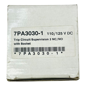 Siemens 7PA3030-1 Trip Circuit Supervision 110/125V DC mit Sockel Supervision