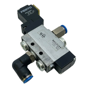 Festo Magnetventil Pneumatikventil MEH-5/2-1/8-P-B 173129 24V DC 2,5–8bar