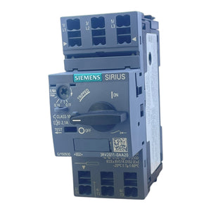 Siemens Motorschutzschalter SIRIUS 0,11–0,16 A 3RV2011-0AA20 3-polig