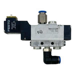 Festo Magnetventil Pneumatikventil MEH-5/2-1/8-P-B 173129 24V DC 2,5–8bar