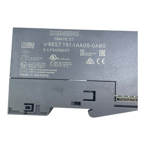 Siemens SIMATIC ET200S IM151-1 Standard 6ES7151-1AA05-0AB0 Profibus-DP