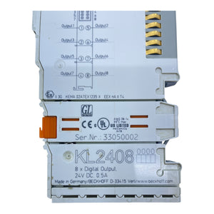 Beckhoff KL2408 8-Kanal Digitalausgang 24V DC K-Bus Modul