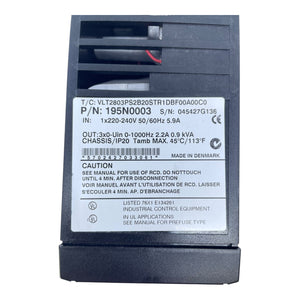 Danfoss Frequenzumrichter 0,9kVA VLT 2800 195N0003 220-240V 5,9A