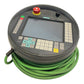 Siemens SINUMERIK HT8 Bediengerät 6FC5403-0AA20-0AA0 mit Not-Aus & Kabel