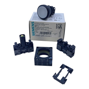 Siemens Leuchtmelder Weiss 3SB3245-0AA61 Leuchtmelder von Siemens für Industrie