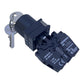 Siemens Schlüsselschalter 3SB3403-0D 2S 6A/230V mit Schlüssel 455 schwarz