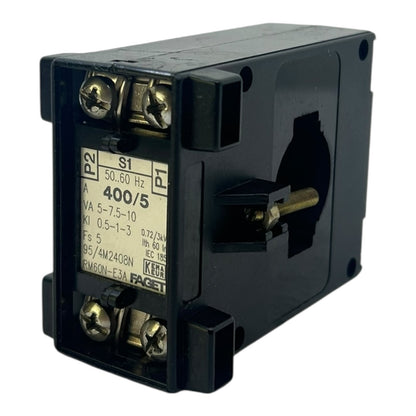 FAGET Stromwandler 400/5A RM60N-E3A 50-60Hz 5-10VA KI 0,5-1-3 Typ 4M2408N