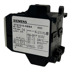 Siemens Powerrelais AC-3 8,4 A 4 kW / 400V 3-polig DC 24 V 3TG1010-0BB4 Siemens