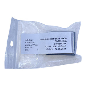 EAO Frontrahmenset BR61 24x30 61-9931.0/A Frontplatte 1-fach 24 × 30 mm VE: 4stk