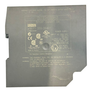 Siemens SITOP SMART 5A Netzteil 6EP1333-2BA01 24V 5A Hutschiene