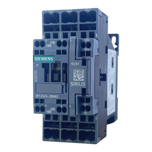 Siemens Schütz Leistungsschütz 3RT2024-2BB40 24V DC Sirius 3-polig