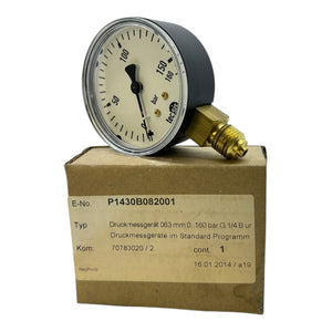 Tecsis Manometer 0-160bar P1430B082001 Manometer geeignet für die Industrie