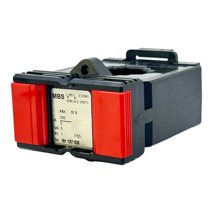 MBS Stromwandler ASK31.3 200/5A 5VA Klasse 1 FS5 0,72/3kV 50/60Hz