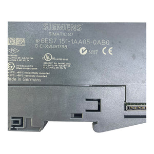 Siemens SIMATIC ET200S IM151-1 Standard 6ES7151-1AA05-0AB0 Profibus-DP