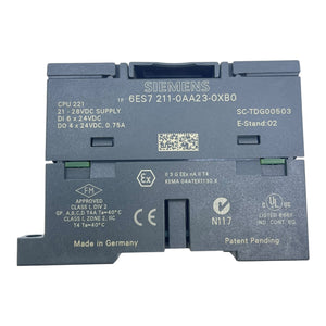 Siemens SIMATIC S7-200 CPU 221 6ES7211-0AA23-0XB0 SPS Modul 24V DC