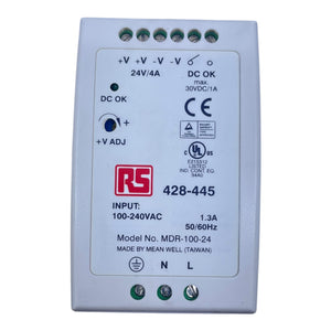RS 428-445 Netzteil 100–240V AC Ausgang 24V DC Power Supply