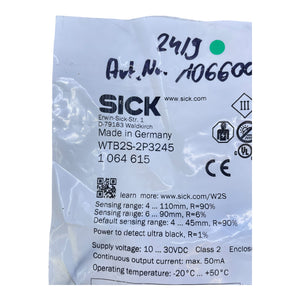 Sick Miniatur-Lichtschranke WTB2S-2P3245 1064615