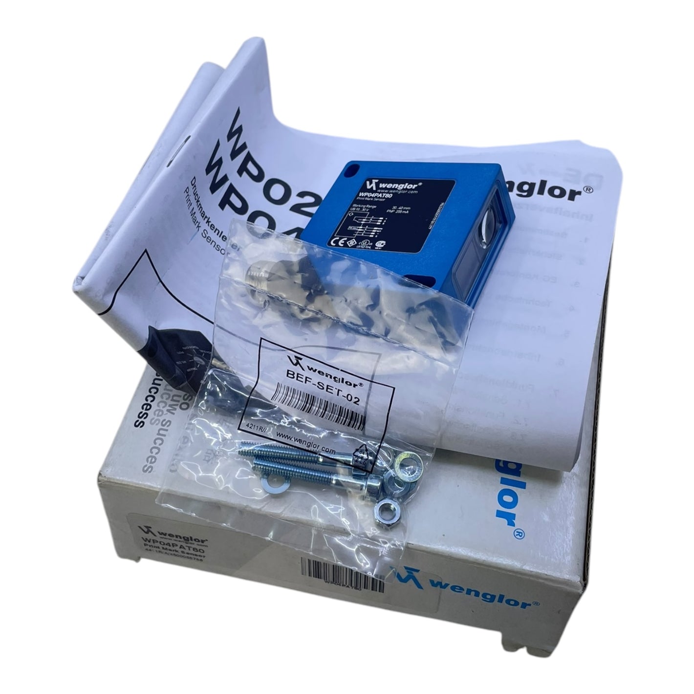 Wenglor WP04PAT80 Druckmarkenleser - für den industriellen Einsatz  Druckmarken