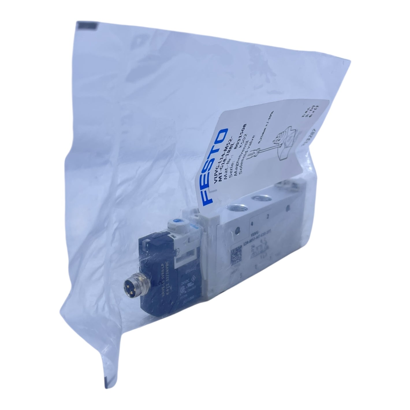 Festo Magnetventil VUVG-L14-M52-MT-G18-1P3 24VDC 8031508 Ventilinsel Pneumatik