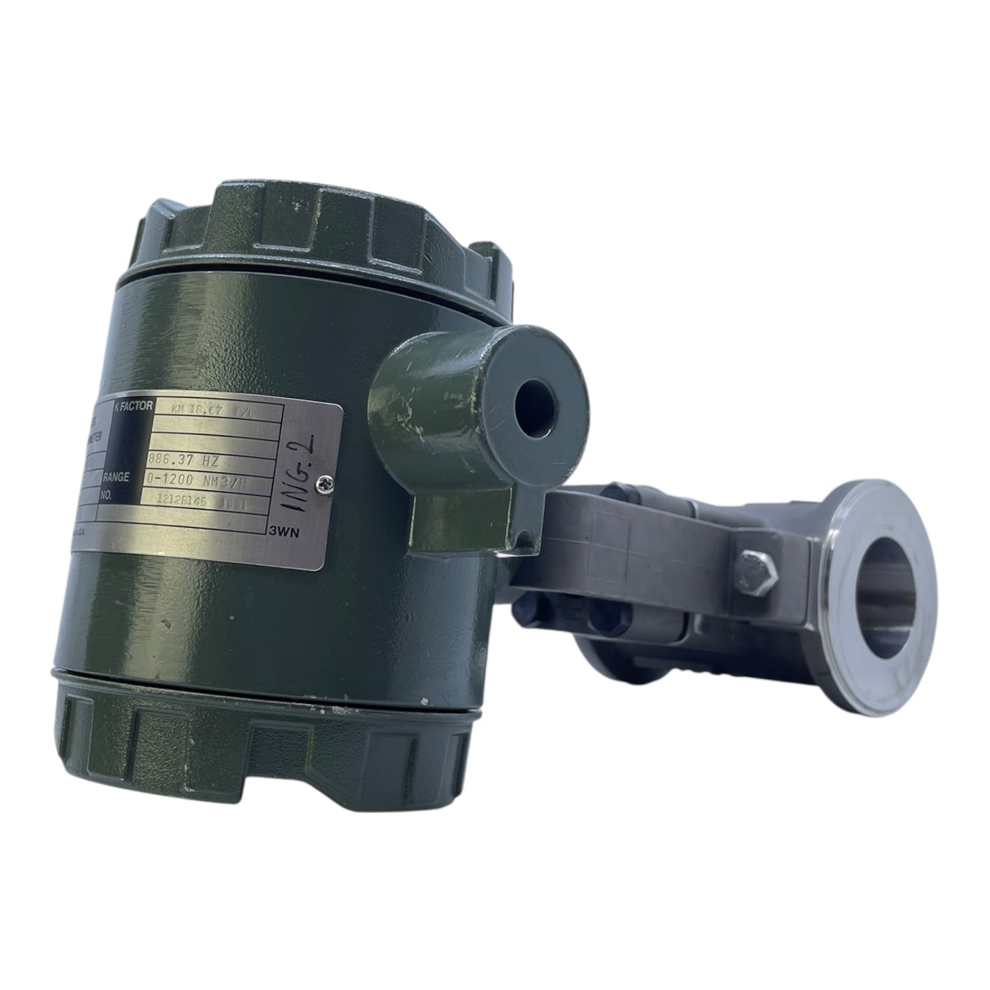 Yokogawa Yewflo Vortex Durchflussmesser YF104-AG854D 24V DC 4–20mA