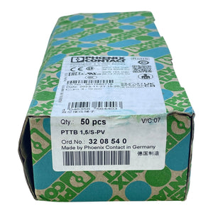 Phoenix Contact PTTB1,5/S-PV Reihenklemme 32 08 54 0 Ex-Schutz Reihenklemme