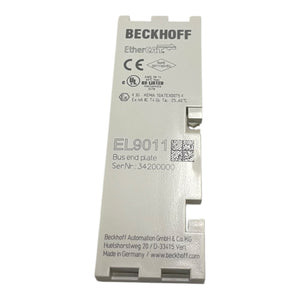 Beckhoff Endklappe für E-Bus Kontakte EL9011 VE:4stk für industriellen Einsatz