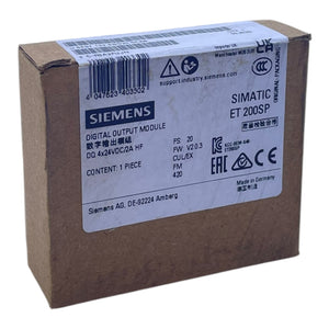 Siemens 6ES7132-6BD20-0CA0 ET 200SP digitales Ausgangsmodul industriell. Einsatz