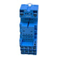 Finder Relaisfassung Typ 94.P4 für Serie 55/58 10A 300V Klemmenblock blau