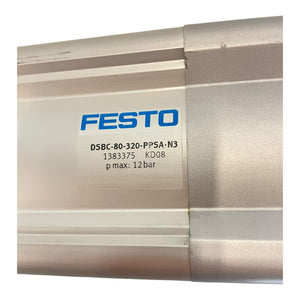 Festo Pneumatikzylinder DSBC-80-320-PPSA-N3 1383375 12bar Kolbenstangenzylinder