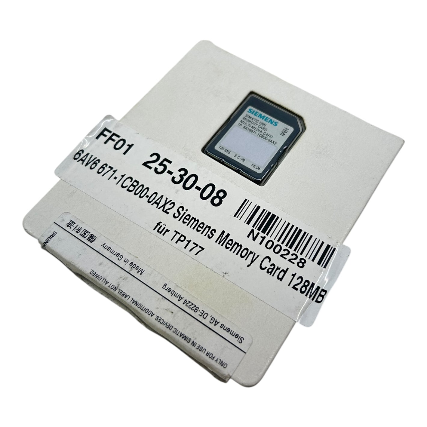 Siemens Simatic Speicherkarte 128MB  6AV6671-1CB00-0AX2 Speicherkarte Industrie