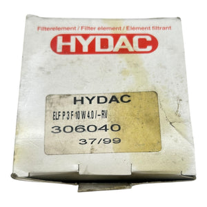 HYDAC ELF P 3 F 10 W 4.0 /-RV 306040 Einfüllfilter Belüftungsfilter 10µm Filter