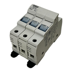 SIBA Sicherungshalter 3-polig 10x38mm 51 063 05.3 für industriellen Einsatz