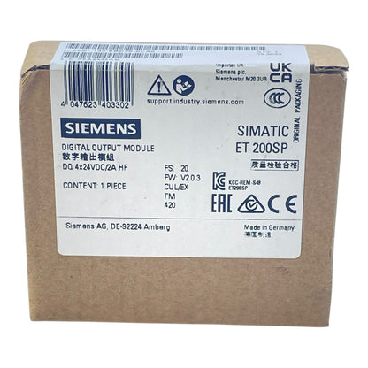 Siemens Simatic ET200SP Digitales Ausgangsmodul 6ES7132-6BD20-0CA0 Industrie