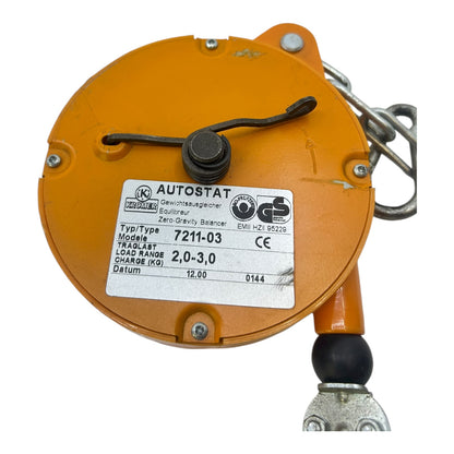 Autostat Federzug 2-3kg 7211-03 Federzug für den Industriellen Nutzen geeignet